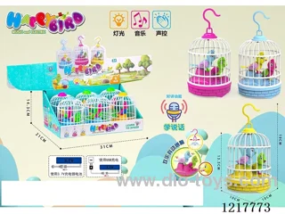 voice-activated birdcage （2 birds） W L/M（movable wings）6pcs