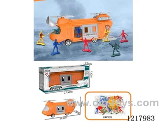 Stowage Rescue Scenario Inertia Transport Aircraft + 24 Soldiers