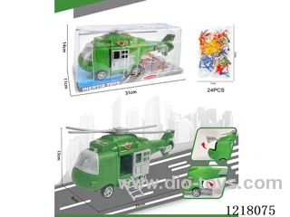 Stowage military Inertia transportation aircraft + 24 soldiers