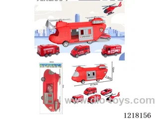 Stowage Fire Scene Inertia Transport Plane +5Helicopter Cars