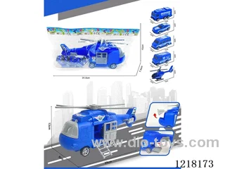 Stowage police Inertia transports + 5 helicopter cars