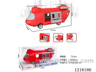 Stow the firefighting Inertia transporter