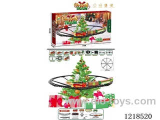 B/O track train W L/M/spray not included 4*AA(Christmas model)