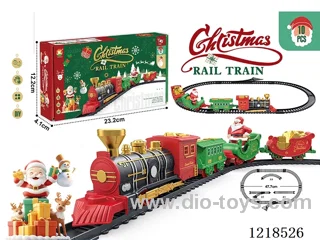 B/O track train not included 1*AA(Christmas model)