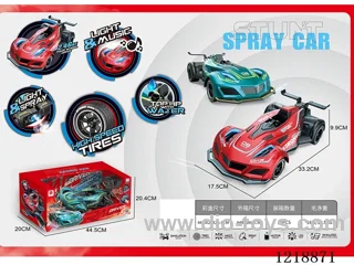 2.4G rc car W L/M/spray included battery 2 colors mixed