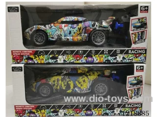 6ch rc car with spray included battery