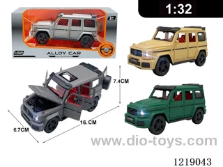 1:32 pull back alloy car W L/M included 3*AG13