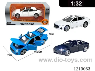 1:32 pull back alloy car W L/M included 3*AG13