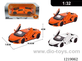 1:32 pull back alloy car W L/M included 3*AG13