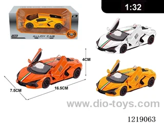 1:32 pull back alloy car W L/M included 3*AG13