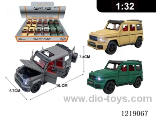 1:32 pull back alloy car W L/M included 3*AG13