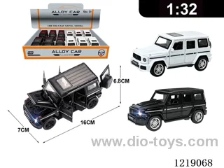 1:32 pull back alloy car W L/M included 3*AG13