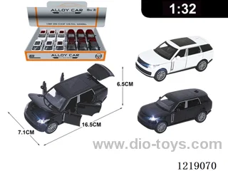 1:32 pull back alloy car W L/M included 3*AG13