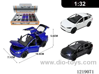 1:32 pull back alloy car W L/M included 3*AG13
