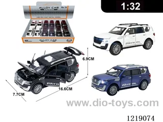 1:32 pull back alloy car W L/M included 3*AG13