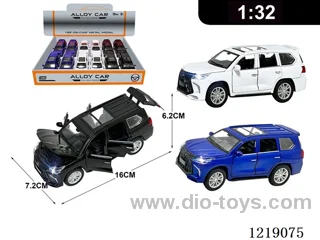 1:32 pull back alloy car W L/M included 3*AG13