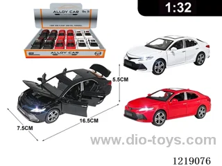 1:32 pull back alloy car W L/M included 3*AG13