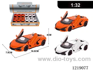 1:32 pull back alloy car W L/M included 3*AG13