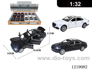 1:32 pull back alloy car W L/M included 3*AG13