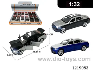 1:32 pull back alloy car W L/M included 3*AG13