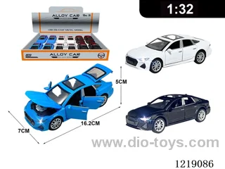 1:32 pull back alloy car W L/M included 3*AG13
