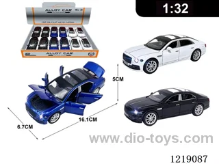 1:32 pull back alloy car W L/M included 3*AG13