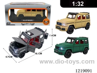 1:32 pull back alloy car W L/M included 3*AG13