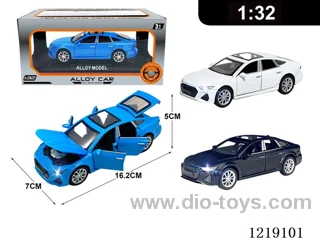 1:32 pull back alloy car W L/M included 3*AG13