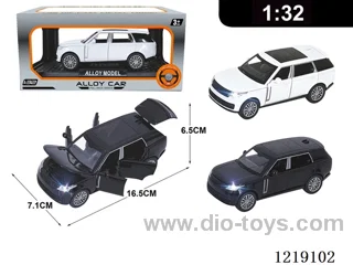 1:32 pull back alloy car W L/M included 3*AG13
