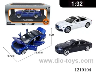 1:32 pull back alloy car W L/M included 3*AG13