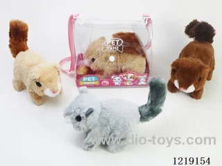B/O Plush Squirrel Set (2*AA not included)