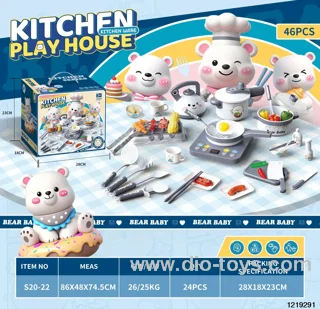 Little White Bear Kitchen with Lights and Sounds