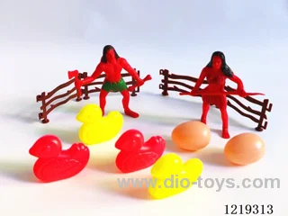 Caveman*2, Ducks 4, Eggs*2, Fence 4 pieces