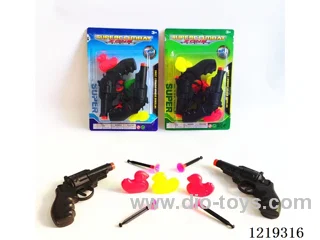Double header, 2 revolvers with 4 bullets, ducks*3