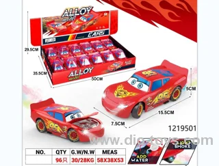 12pcs 1:28 alloy car with spray