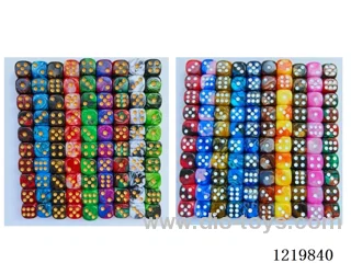 16MM Two-color Points Dice