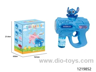 bubble gun with light/music