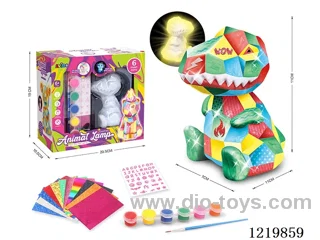 DIY graffiti night light-dinosaur (included 3*AG13)