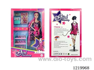11-inch solid body nine-jointed Barbie set