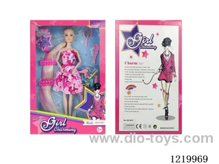 11-inch solid body nine-jointed Barbie set