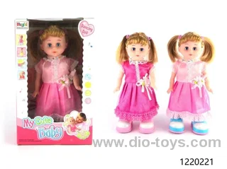 B/O doll in window box