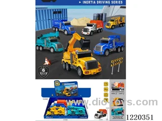 Inertia Engineering Vehicle 6 colors mixing 6pcs/box