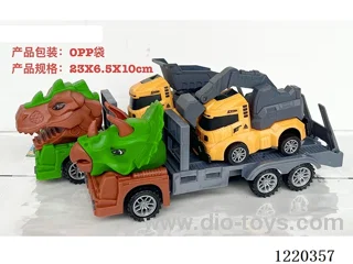 Inertia Dinosaur Trailer + Free Wheel Engineering Vehicle