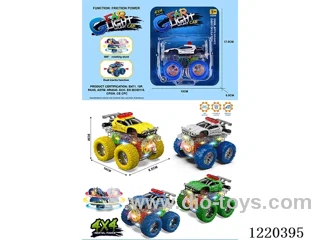4WD inertia stunt car with light