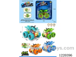 4WD inertia stunt car with light