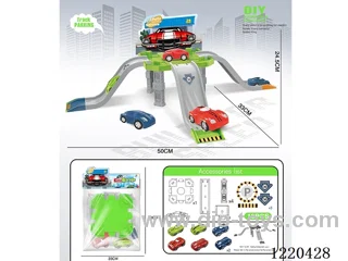 Rail Parking Lot -free wheel car *2