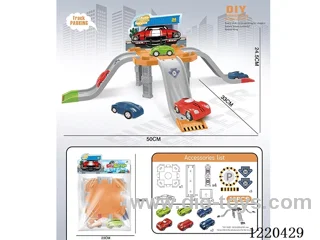 Rail Parking Lot -free wheel car *2