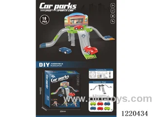 Rail Parking Lot -free wheel car *2