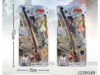 Battlefield Weapons Series (98K Sniper Rifle + Pistol + 3 Bullets + Pan + Pocket Knife)