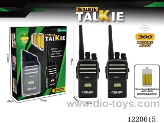 walkie-talkie included battery